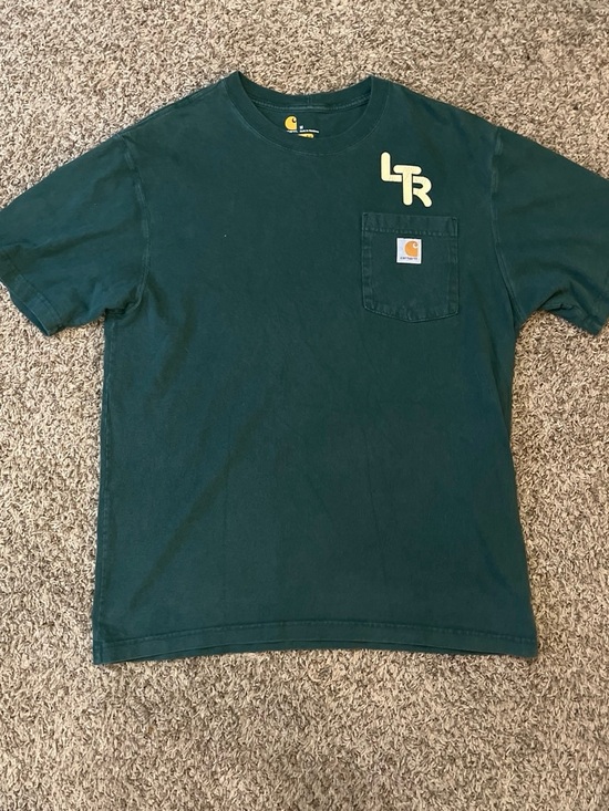 Carhartt Other - Carhartt Forest Green Pocket Short-Sleeve Tee with LTR Logo